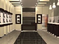Дизайн проект ювелирного салона 35 кв м 